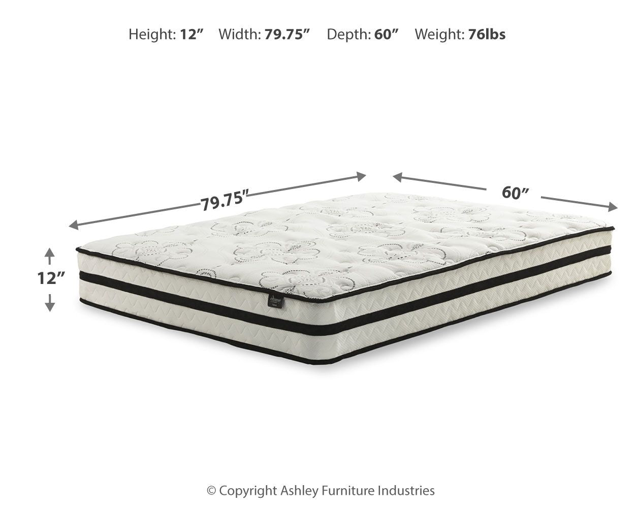 Chime 12 Inch Hybrid - Ultra Plush Hybrid Mattress