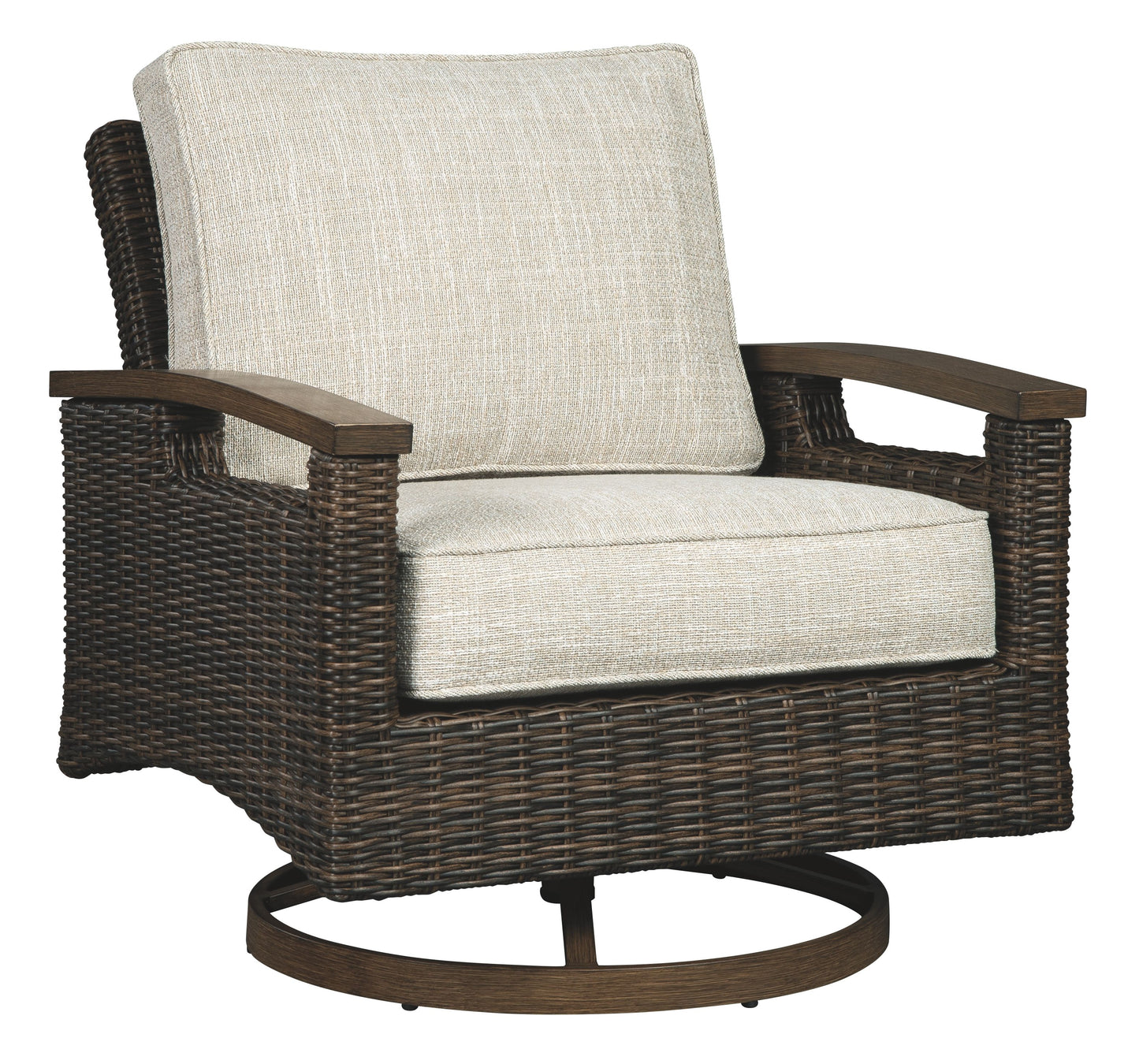 Paradise Trail - Medium Brown - Swivel Lounge Chair (Set of 2)