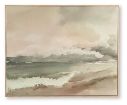 Vallus - Wall Art - Blush / Green / Gray