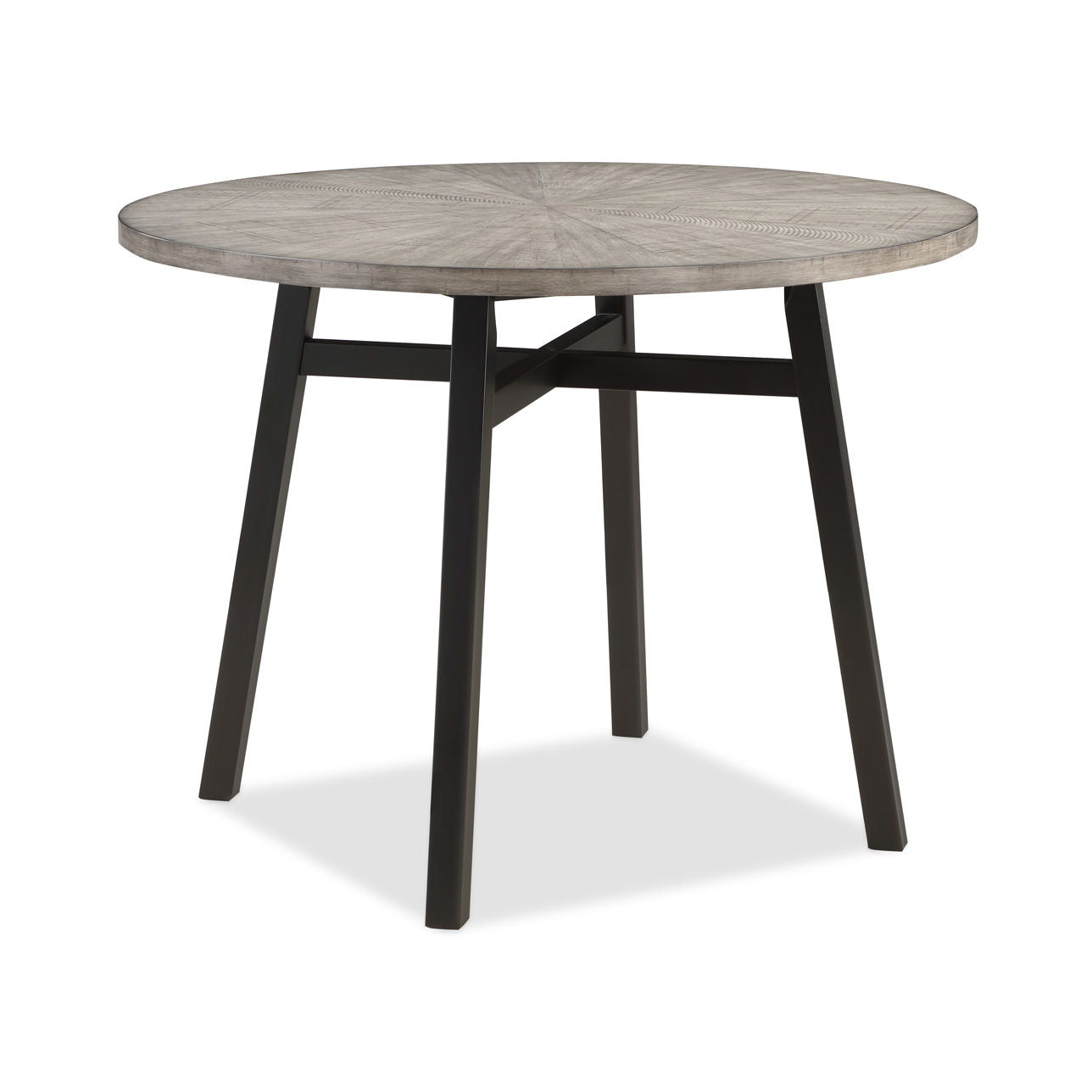 Mathis - 5 Piece Counter Dining Room Set - Black / Gray