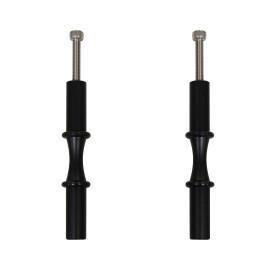 VINOTEMP Secure Hold Wine Pegs Black