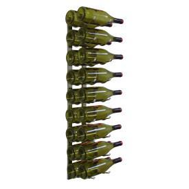 VINOTEMP 18 Bottle Epic Metal Wine Rack Stainless Steel