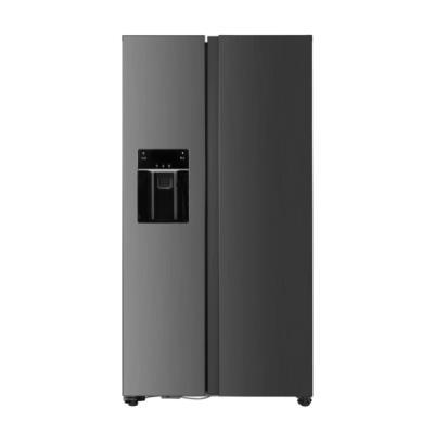 VITARA 18.1 Cubic Foot Side-by-Side Refrigerator Steel Finish