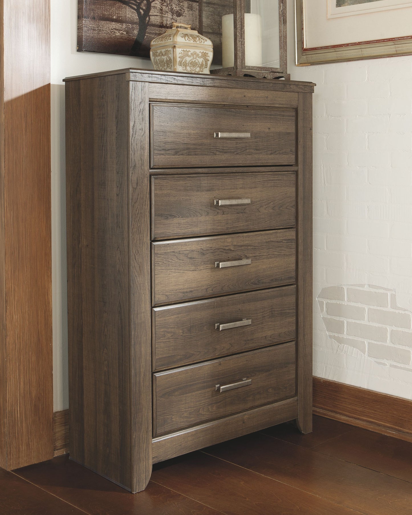 Juararo - Five Drawer Chest - Dark Brown
