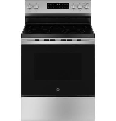 GE 30 Inch Freestanding Electric Range Stainless Steel