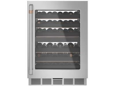 GE CAFE 46 Bottle Wine Center Stainless Steel