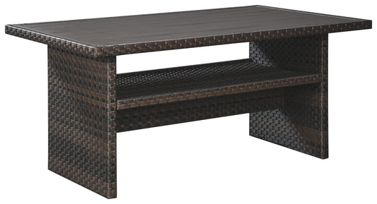 Easy Isle - Dark Brown / Beige - RECT Multi-Use Table