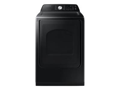 SAMSUNG 7.4 Cubic Foot Front Load Electric Dryer Brushed Black