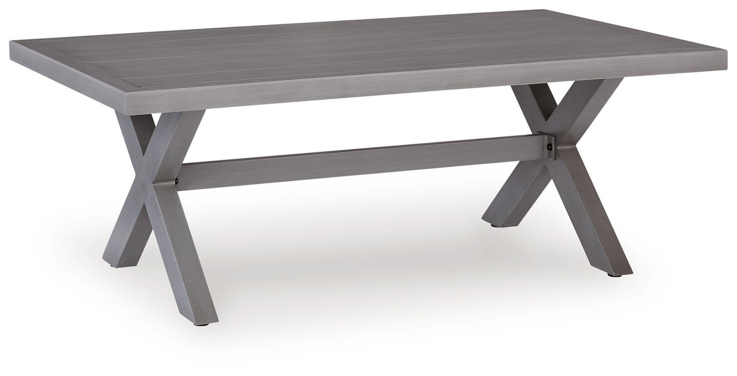 Half Moon Beach - Rectangular Cocktail Table - Gray