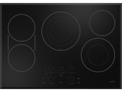 GE CAFE 30 Inch Smooth Electric Cooktop Black