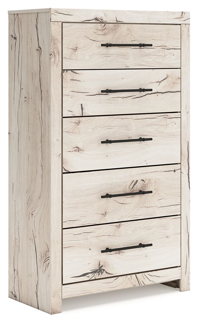Lawroy - Five Drawer Chest - Light Natural