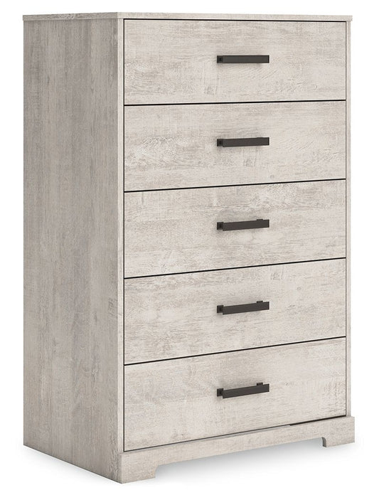 Shawburn - Five Drawer Chest - Gray