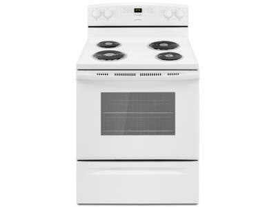 CONSERVATOR 30 Inch Freestanding Electric Range White