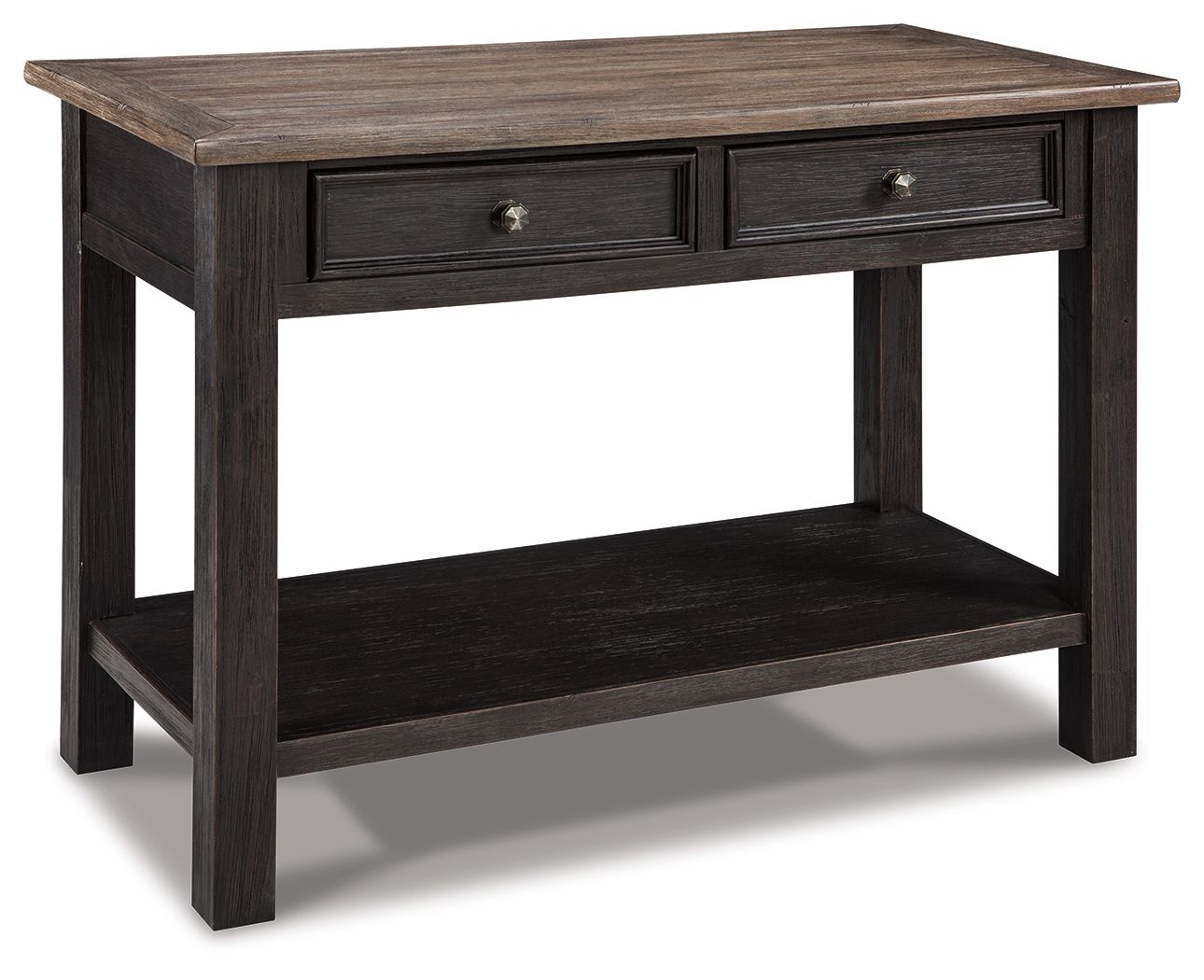 Tyler Creek - Grayish Brown / Black - Sofa Table