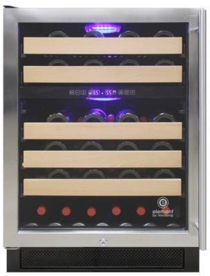 VINOTEMP 46 Bottle Wine Cooler Stainless Steel
