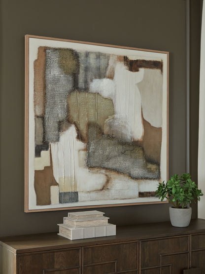 Wylander - Tan / Brown / Gray - Wall Art