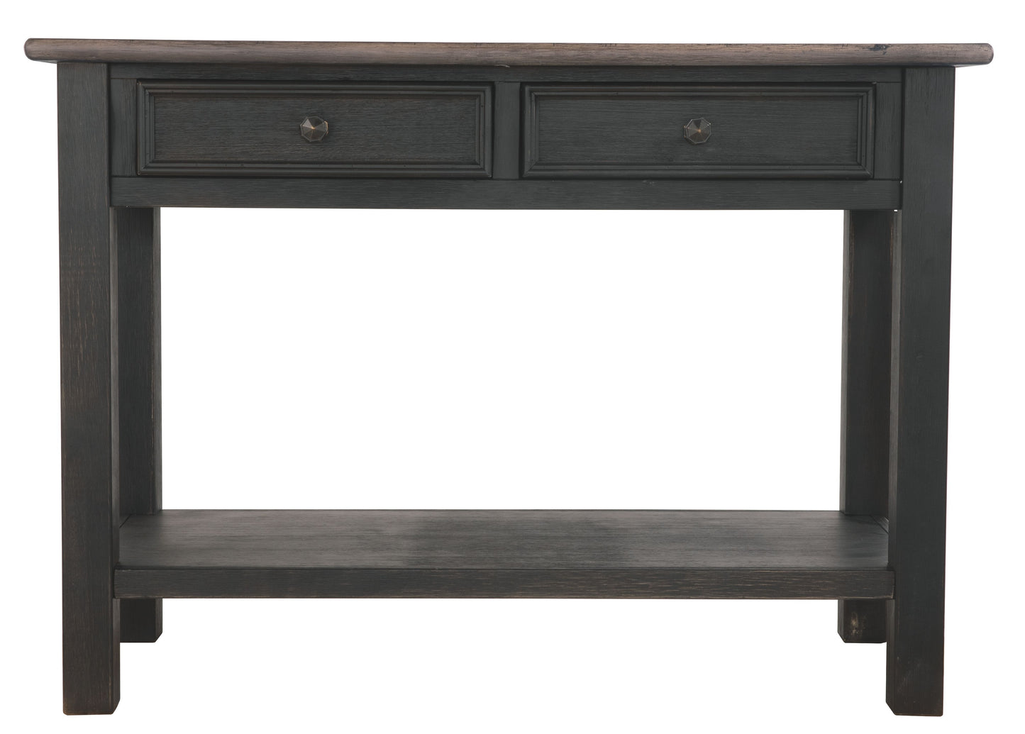 Tyler Creek - Grayish Brown / Black - Sofa Table