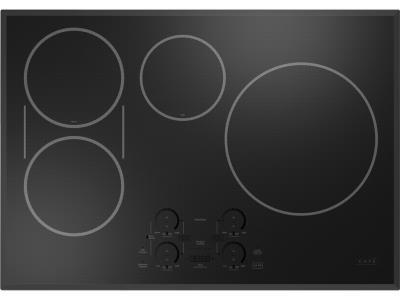 GE CAFE 30 Inch Smooth Induction Cooktop Black