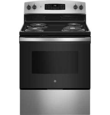 GE 30 Inch Freestanding Electric Range Stainless Steel
