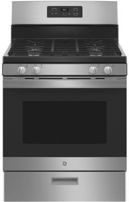 GE 30 Inch Freestanding Gas Range Stainless Steel