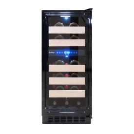VINOTEMP 28 Bottle Wine Cooler Black