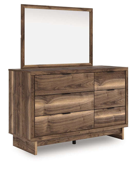 Chirason - Brown - Dresser And Mirror