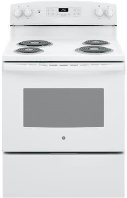 GE 30 Inch Freestanding Electric Range White