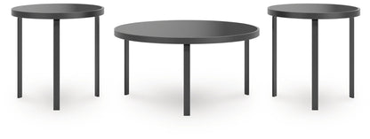 Dorylin - Black - Occasional Table Set (Set of 3)