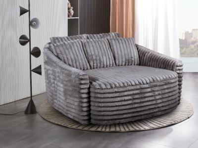 MANWAH Chaise Pewter