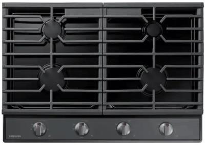 SAMSUNG 30" CL G Cooktop Black S/S
