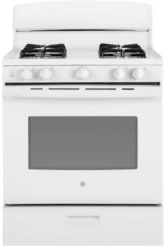 GE 30 Inch Freestanding Gas Range White