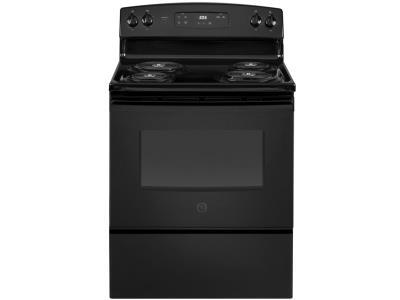 GE 30 Inch Freestanding Electric Range Black