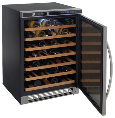 BRAMA 54 Bottles Wine Center Stainless Steel