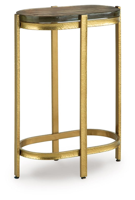 Porterville - Gold Finish - Accent Table