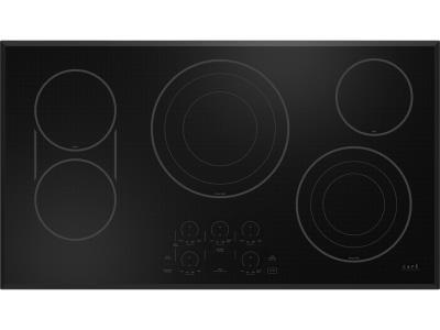GE CAFE 36 Inch Smooth Electric Cooktop Black