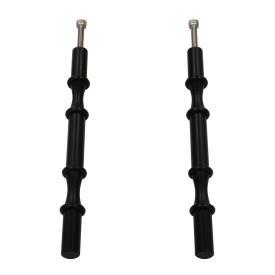VINOTEMP Secure Hold Wine Pegs Black