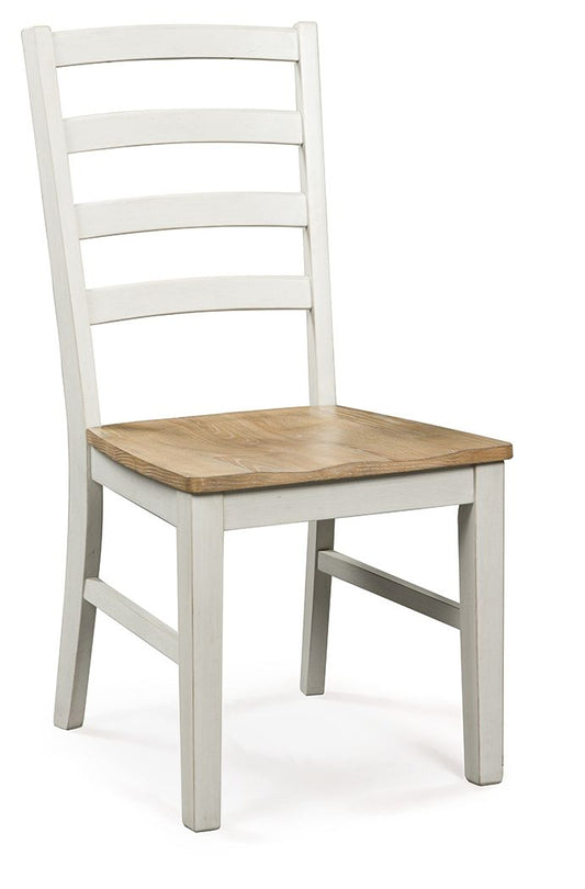 Purlaney - Antique White / Natural - Dining Room Side Chair (Set of 2)