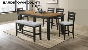 Bardstown - Counter Chair (Set of 2) - Wheat / Charcoal